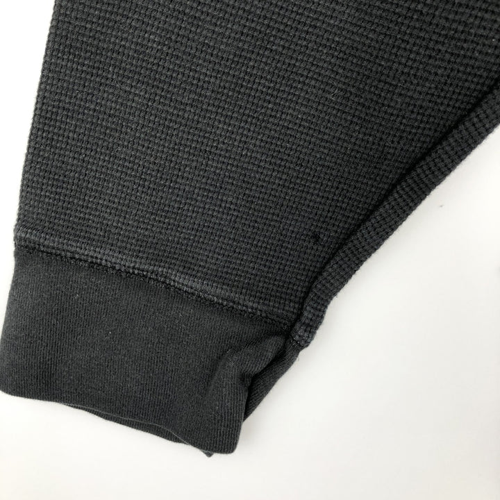 Ralph Lauren POLO RALPH LAUREN Thermal Long T-Shirt Men's XXL cotton black type Vintage Second Hand