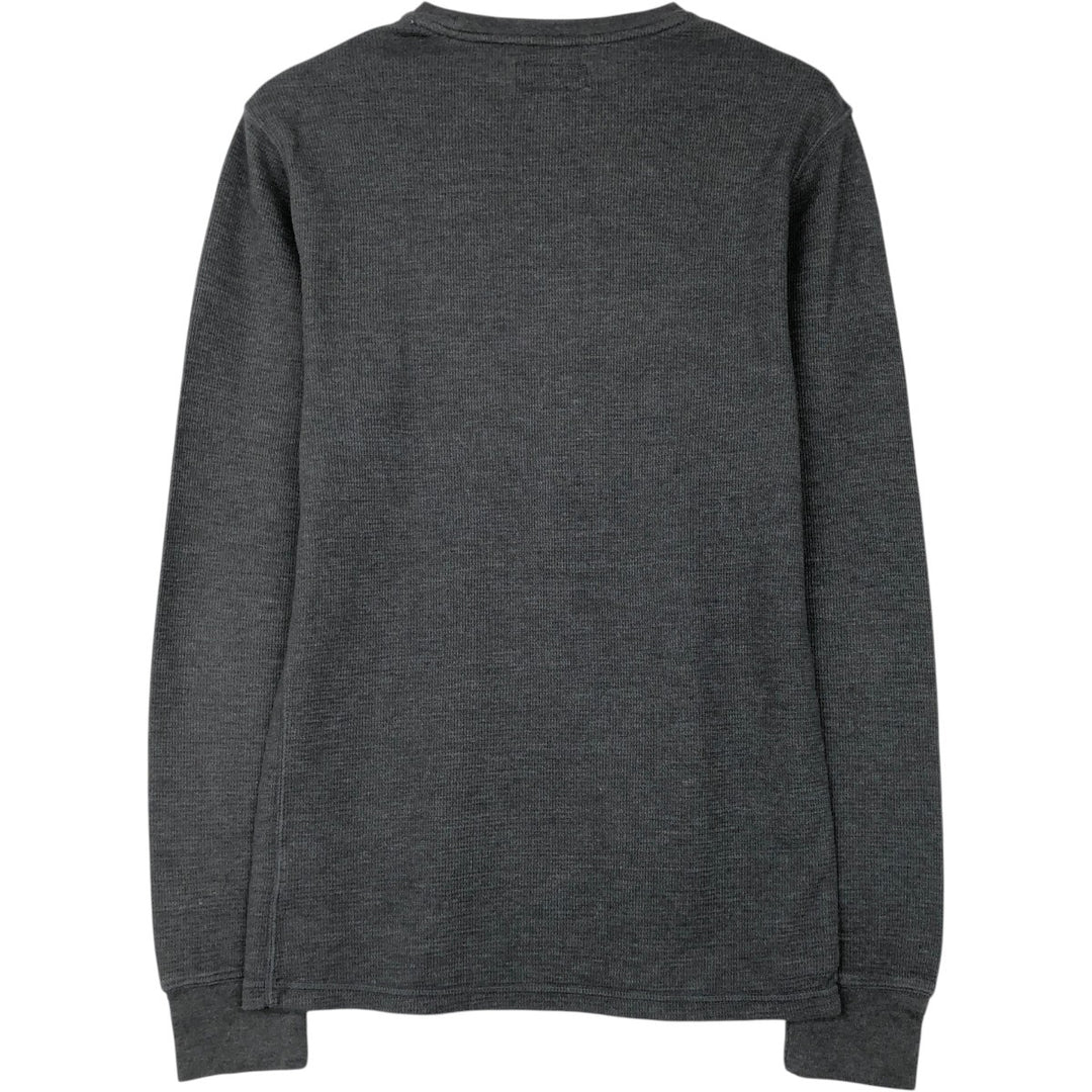 Ralph Lauren POLO RALPH LAUREN Thermal Long T-shirt Men's S size cotton Charcoal Vintage Second Hand