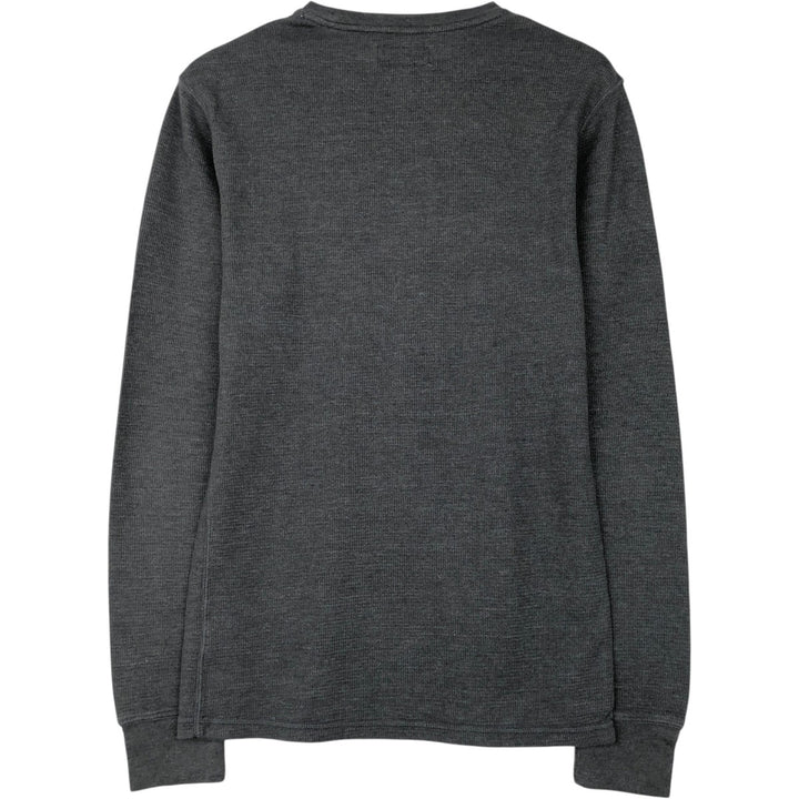 Ralph Lauren POLO RALPH LAUREN Thermal Long T-shirt Men's S size cotton Charcoal Vintage Second Hand