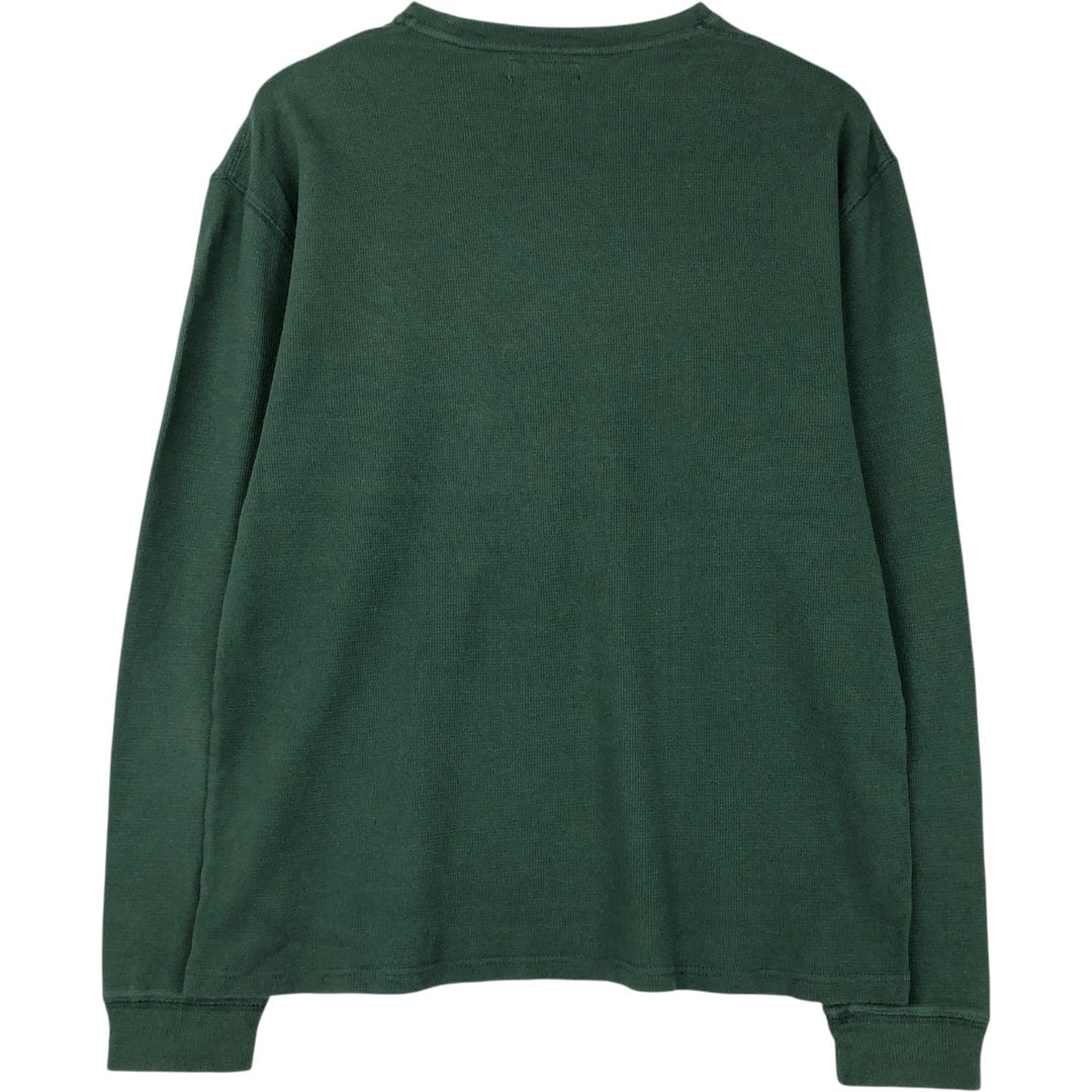 Ralph Lauren POLO RALPH LAUREN Thermal Long T-Shirt Men's XL cotton green type Vintage Second Hand