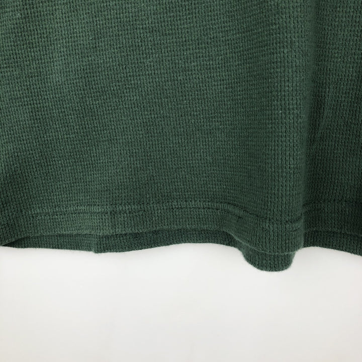 Ralph Lauren POLO RALPH LAUREN Thermal Long T-Shirt Men's XL cotton green type Vintage Second Hand