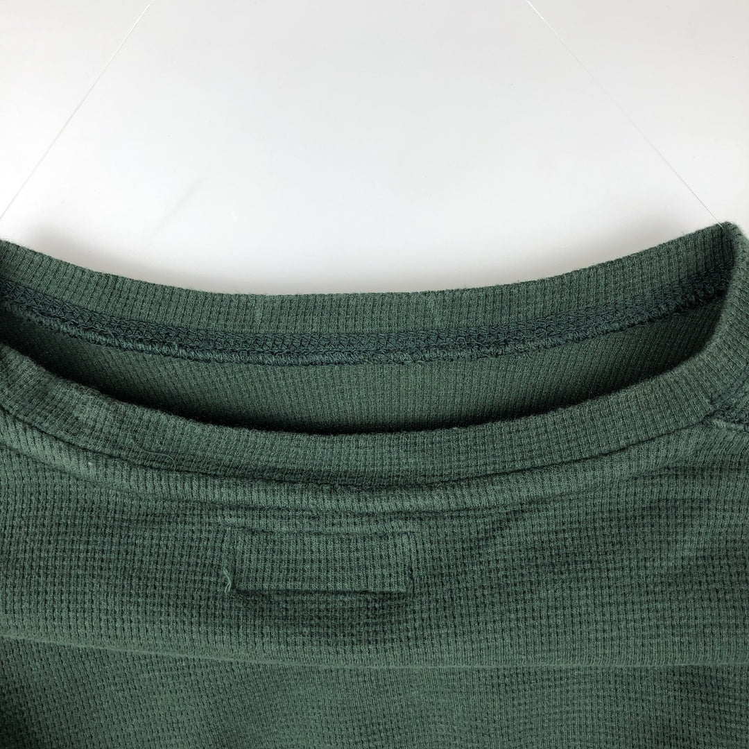 Ralph Lauren POLO RALPH LAUREN Thermal Long T-Shirt Men's XL cotton green type Vintage Second Hand