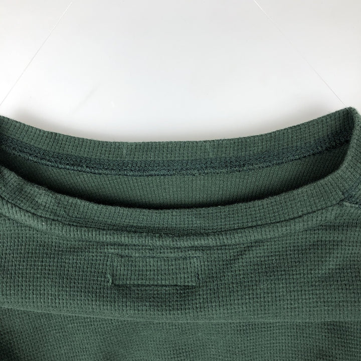 Ralph Lauren POLO RALPH LAUREN Thermal Long T-Shirt Men's XL cotton green type Vintage Second Hand