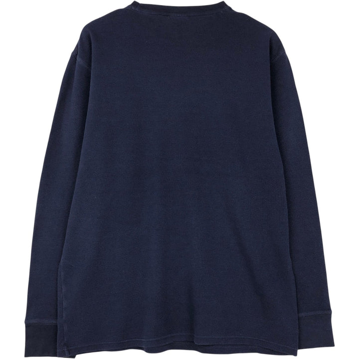 Ralph Lauren POLO RALPH LAUREN SLEEPWEAR Thermal Long T-Shirt, Men's XXL cotton navy blue type Vintage Second Hand