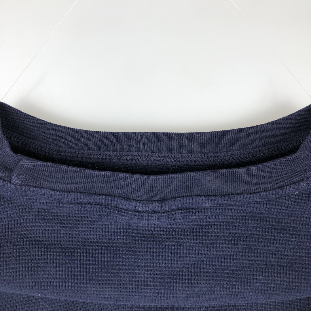Ralph Lauren POLO RALPH LAUREN SLEEPWEAR Thermal Long T-Shirt, Men's XXL cotton navy blue type Vintage Second Hand