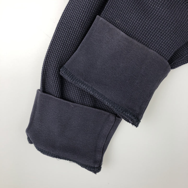 2000'S Ralph Lauren Polo Jeans Company Thermal Long T-Shirt, Waffle, Men's XL cotton navy blue type Vintage Second Hand