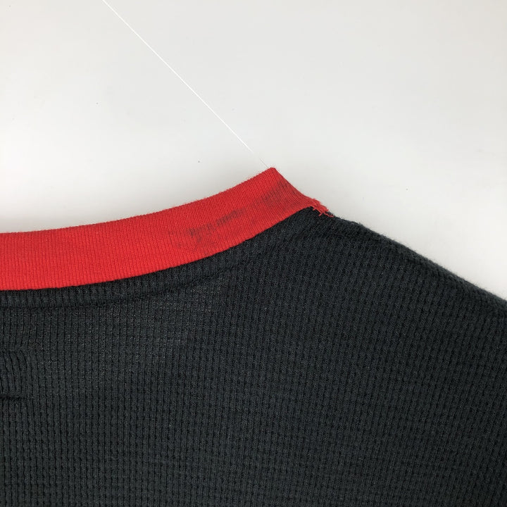 Ralph Lauren POLO RALPH LAUREN Thermal Long T-Shirt Men's XL cotton black type Vintage Second Hand