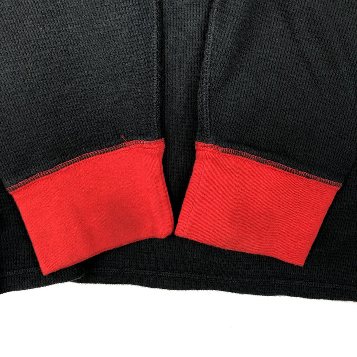 Ralph Lauren POLO RALPH LAUREN Thermal Long T-Shirt Men's XL cotton black type Vintage Second Hand