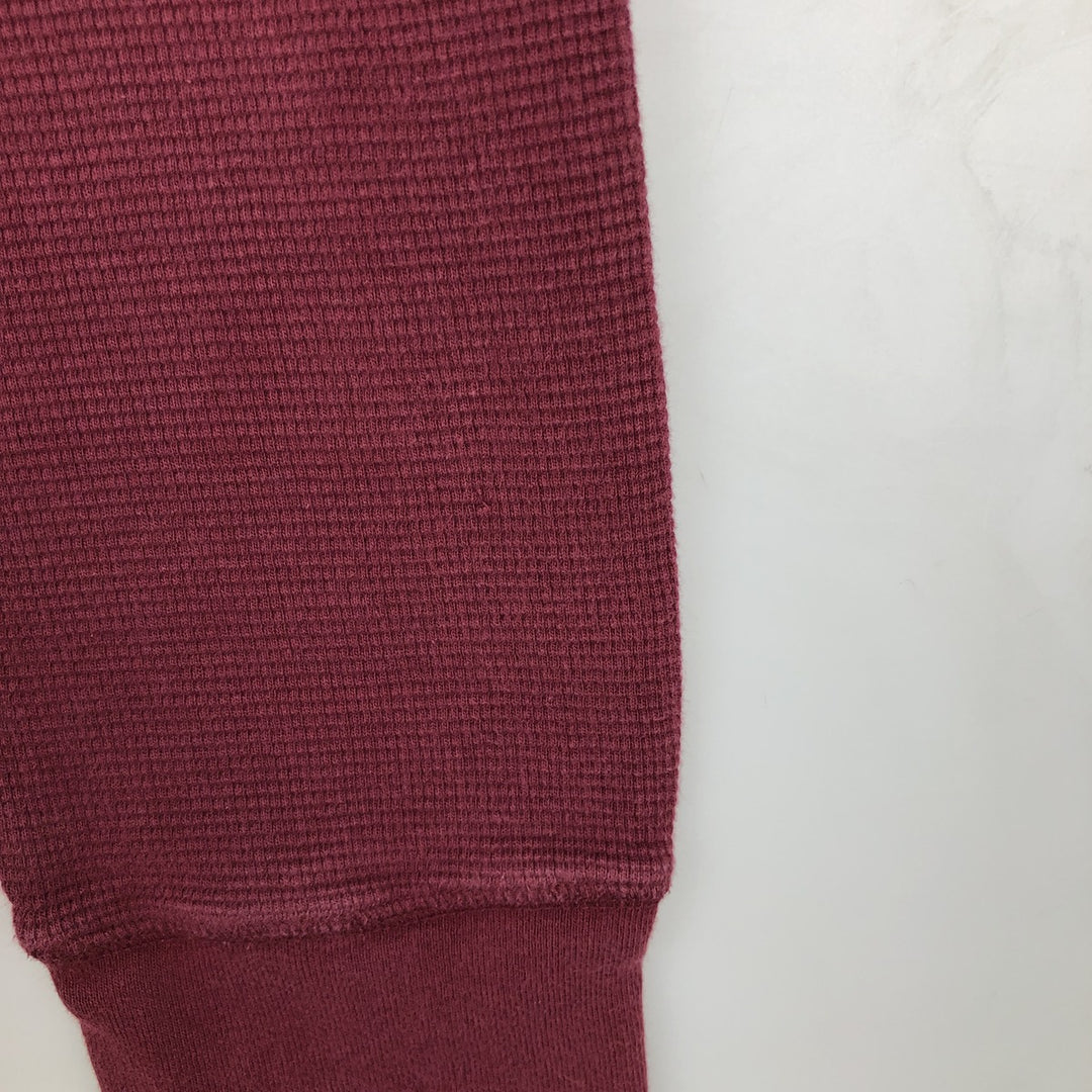 Ralph Lauren POLO RALPH LAUREN Thermal Ron T Waffle Men's L size cotton red type Vintage Second Hand