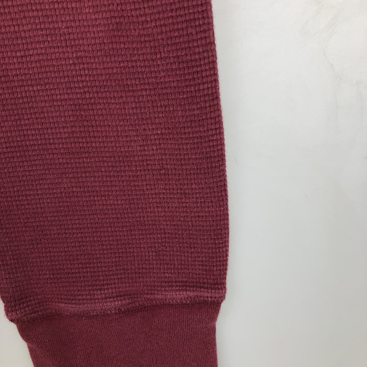 Ralph Lauren POLO RALPH LAUREN Thermal Ron T Waffle Men's L size cotton red type Vintage Second Hand
