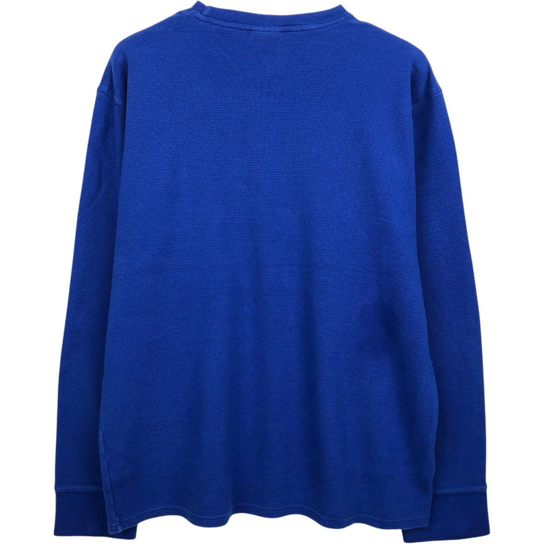 Ralph Lauren POLO RALPH LAUREN SLEEPWEAR long-sleeved T-shirt, men's size XL cotton blue type Vintage Second Hand