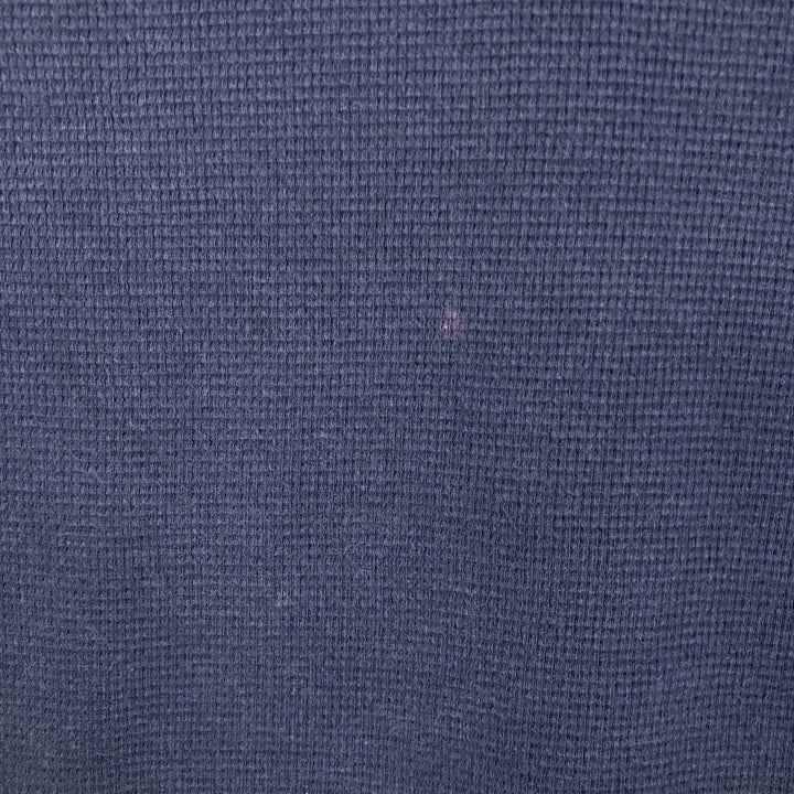 Ralph Lauren POLO RALPH LAUREN SLEEPWEAR Thermal Long T-shirt Waffle Men's L size cotton navy blue type Vintage Second Hand