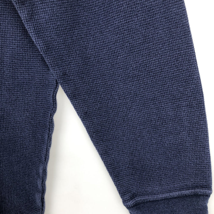 Ralph Lauren POLO RALPH LAUREN SLEEPWEAR Thermal Long T-Shirt, Men's Size Medium cotton navy blue type Vintage Second Hand