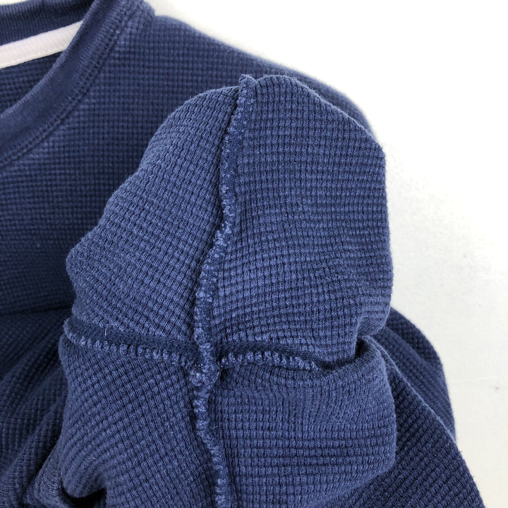 Ralph Lauren POLO RALPH LAUREN Thermal Long T-Shirt Men's XL cotton navy blue type Vintage Second Hand