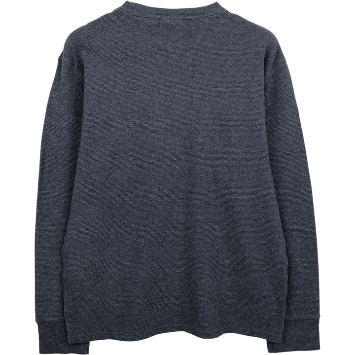 Ralph Lauren POLO RALPH LAUREN SLEEPWEAR long-sleeved T-shirt, men's size XL cotton Charcoal Vintage Second Hand