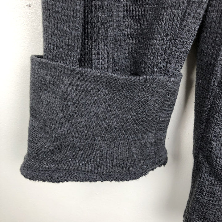 Ralph Lauren POLO RALPH LAUREN SLEEPWEAR Thermal Long T-shirt Honeycomb Men's L size cotton Charcoal Vintage Second Hand