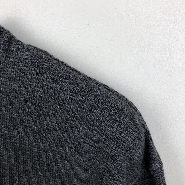 Ralph Lauren POLO RALPH LAUREN SLEEPWEAR Thermal Long T-shirt Waffle Men's XL cotton Charcoal Vintage Second Hand
