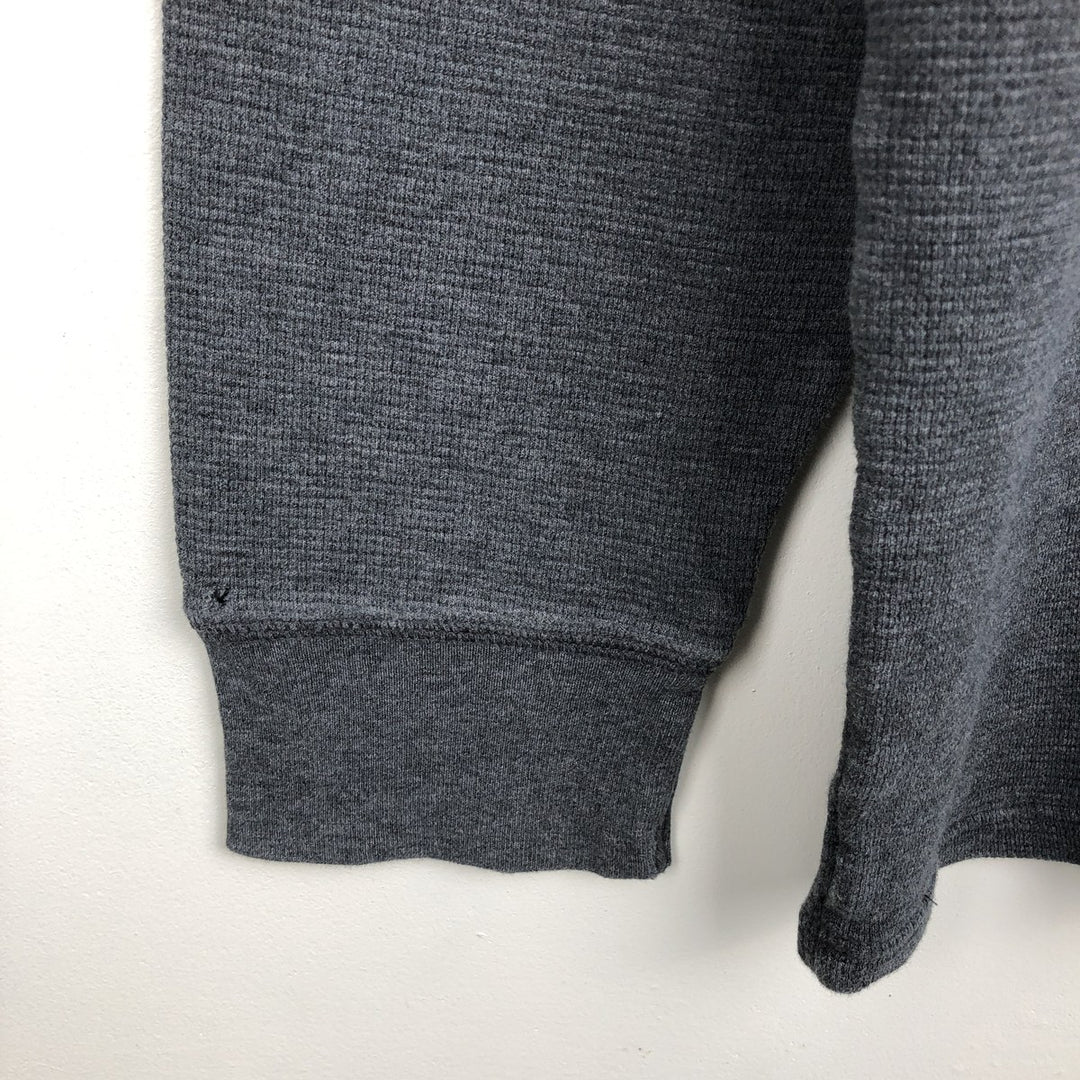 Ralph Lauren POLO RALPH LAUREN SLEEPWEAR Thermal Long T-shirt Waffle Men's XL cotton Charcoal Vintage Second Hand