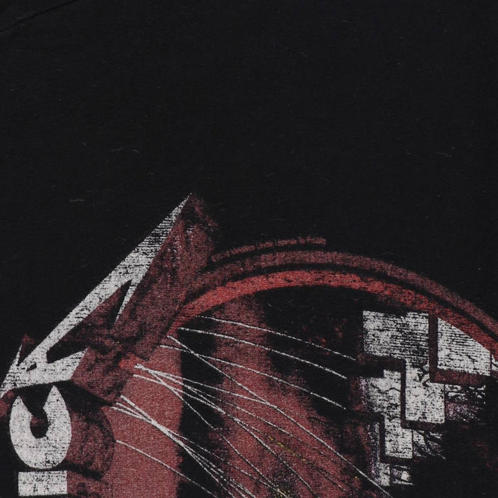 DELTA METALLICA Band T-shirt (Men's size L) cotton black type Vintage Second Hand