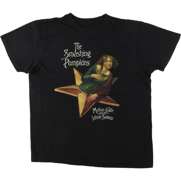 THE SMASHING PUMPKINS Smashing Pumpkins Band T-shirt Band T Men's L size cotton black type Vintage Second Hand
