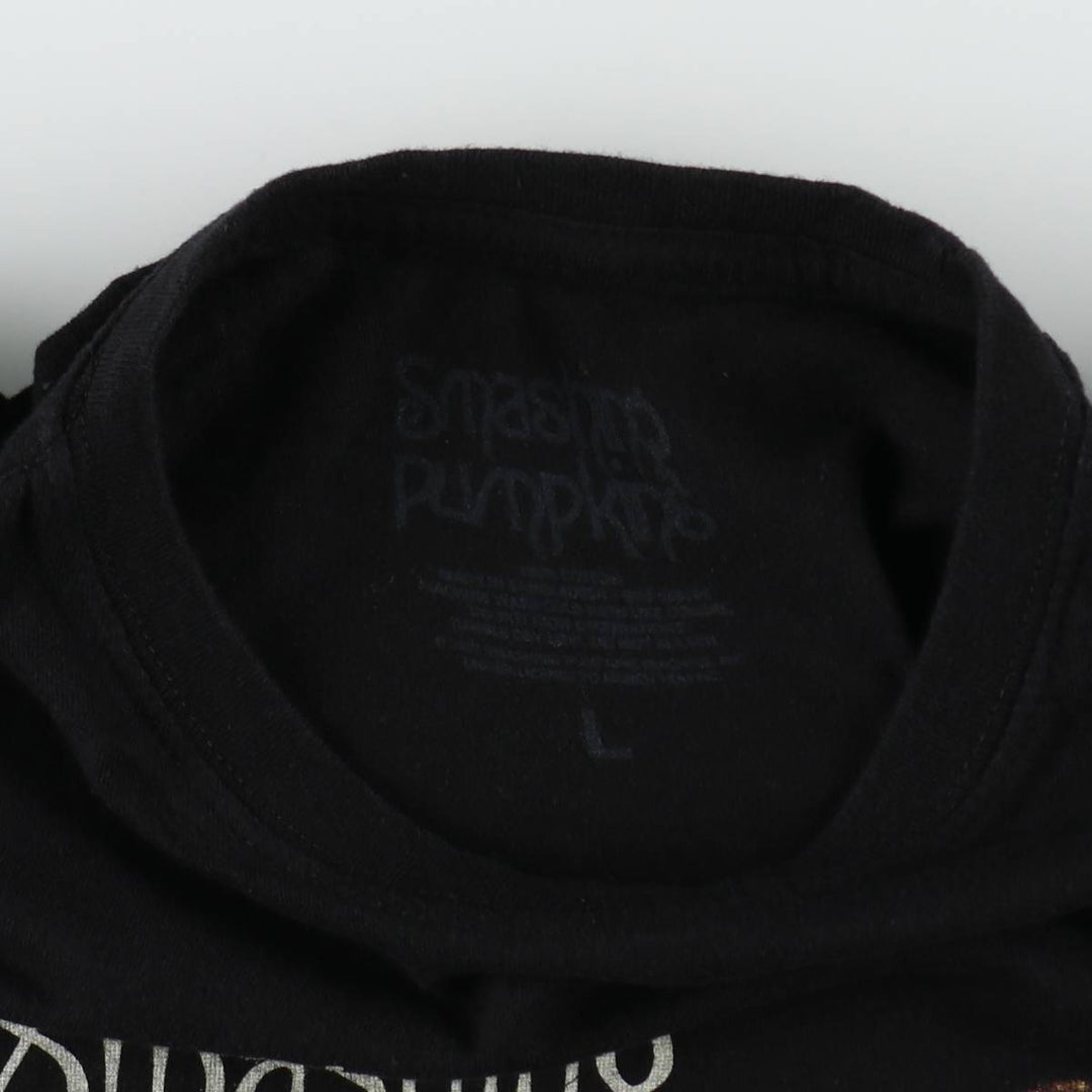 THE SMASHING PUMPKINS Smashing Pumpkins Band T-shirt Band T Men's L size cotton black type Vintage Second Hand