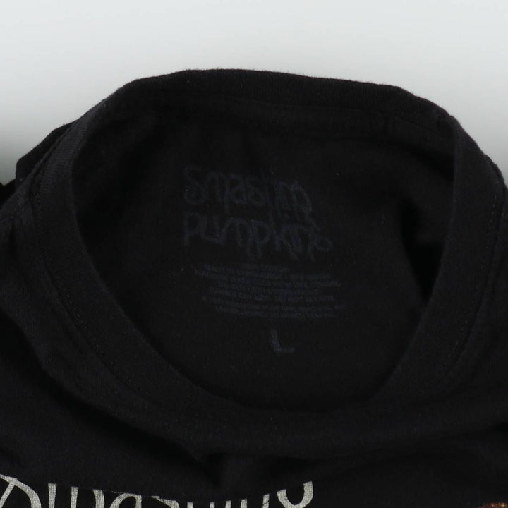THE SMASHING PUMPKINS Smashing Pumpkins Band T-shirt Band T Men's L size cotton black type Vintage Second Hand