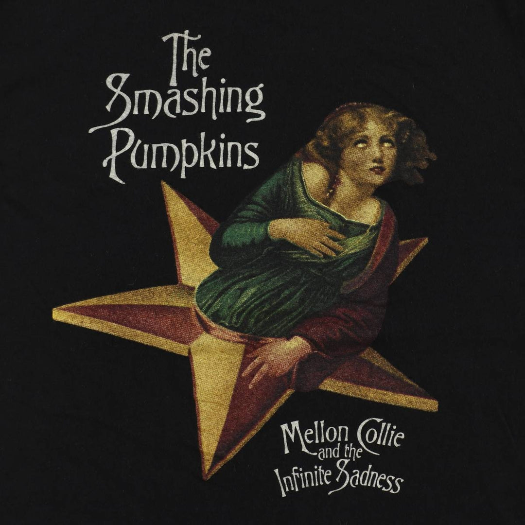 THE SMASHING PUMPKINS Smashing Pumpkins Band T-shirt Band T Men's L size cotton black type Vintage Second Hand