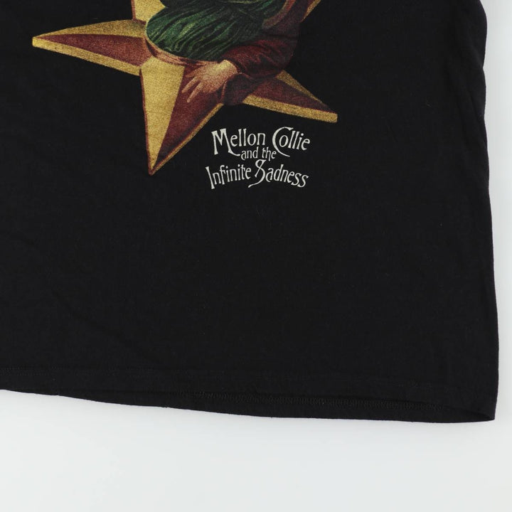 THE SMASHING PUMPKINS Smashing Pumpkins Band T-shirt Band T Men's L size cotton black type Vintage Second Hand