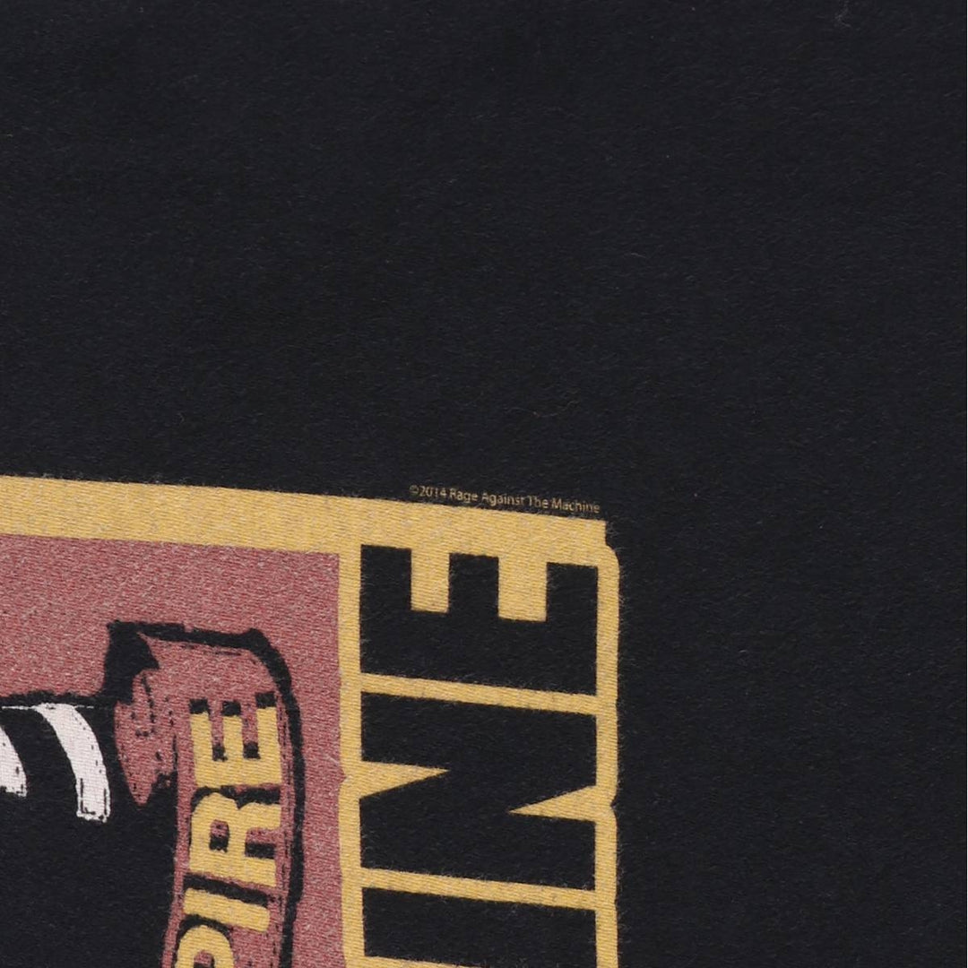 BAYISLAND Rage Against the Machine Band T-shirt (Men's size M) cotton black type Vintage Second Hand