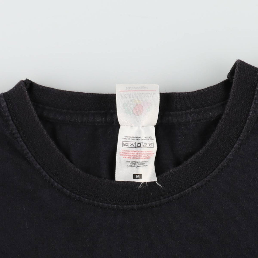 Fruit of the Loom QUEEN Band T-shirt (Men's size M) cotton black type Vintage Second Hand