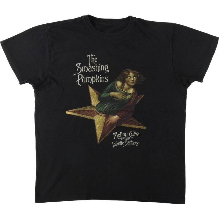 THE SMASHING PUMPKINS Smashing Pumpkins Band T-shirt Band T Men's L size cotton black type Vintage Second Hand