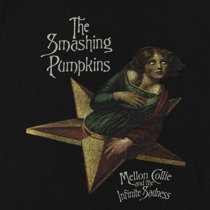 THE SMASHING PUMPKINS Smashing Pumpkins Band T-shirt Band T Men's L size cotton black type Vintage Second Hand