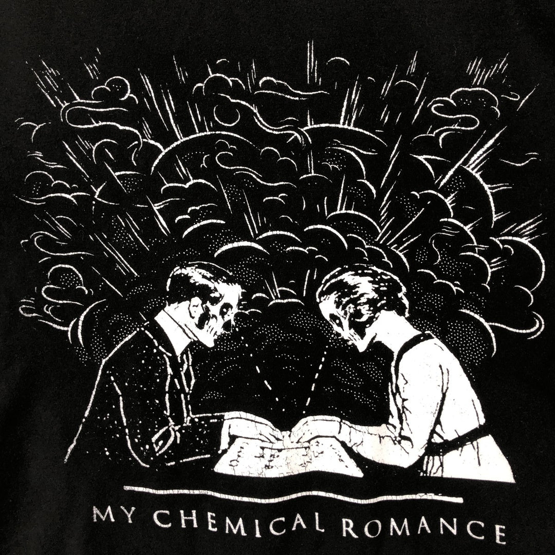 DELTA MY CHEMICAL ROMANCE Band T-shirt (Men's size M equivalent) cotton black type Vintage Second Hand