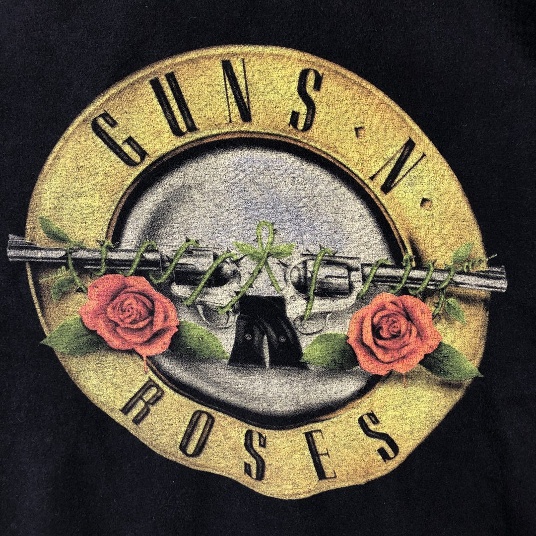 GUNS N' ROSES Guns N' Roses Band T-Shirt Band Tee Men's XL cotton black type Vintage Second Hand