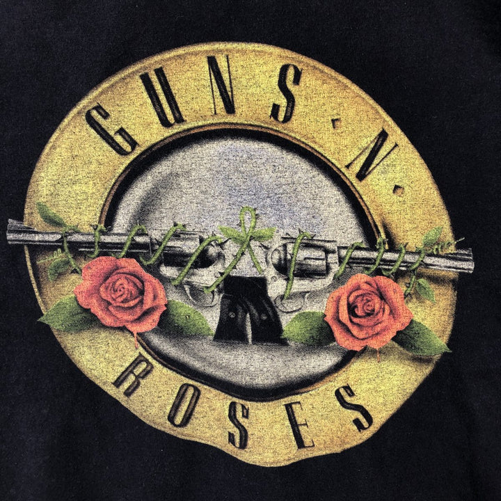 GUNS N' ROSES Guns N' Roses Band T-Shirt Band Tee Men's XL cotton black type Vintage Second Hand