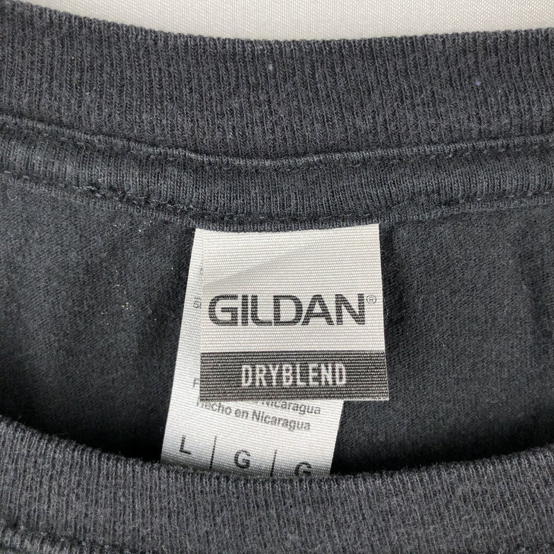 Gildan Grateful Dead Band T-Shirt (Men's Size L) cotton black type Vintage Second Hand