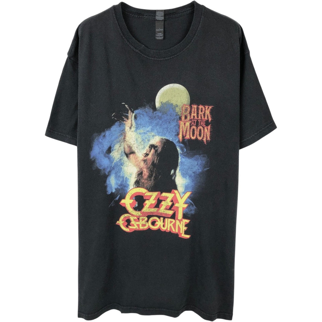 M&O Gold Ozzy Osbourne Band T-Shirt (Men's Size L) cotton black type Vintage Second Hand