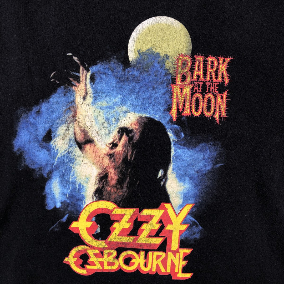 M&O Gold Ozzy Osbourne Band T-Shirt (Men's Size L) cotton black type Vintage Second Hand