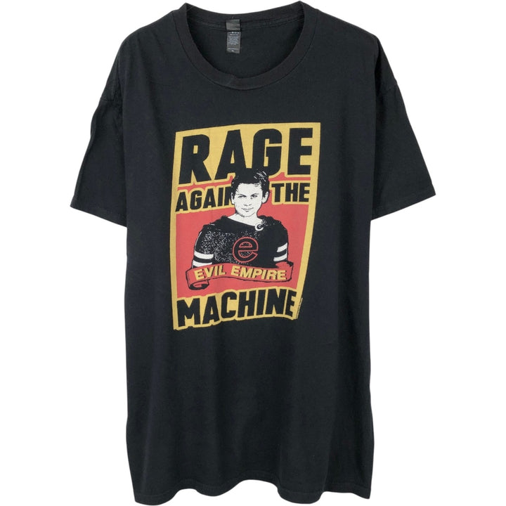 Bay Island Rage Against the Machine Band T-Shirt (Men's XL equivalent) cotton black type Vintage Second Hand