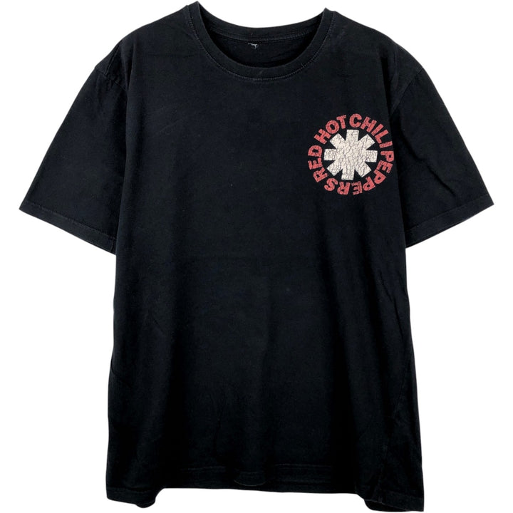 Anvil RED HOT CHILI PEPPERS Band T-Shirt (Men's Size L) unclear black type Vintage Second Hand