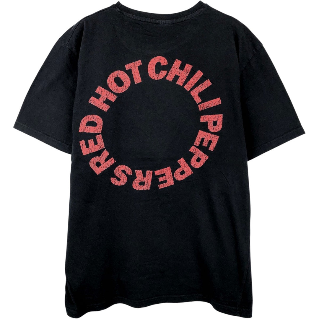Anvil RED HOT CHILI PEPPERS Band T-Shirt (Men's Size L) unclear black type Vintage Second Hand