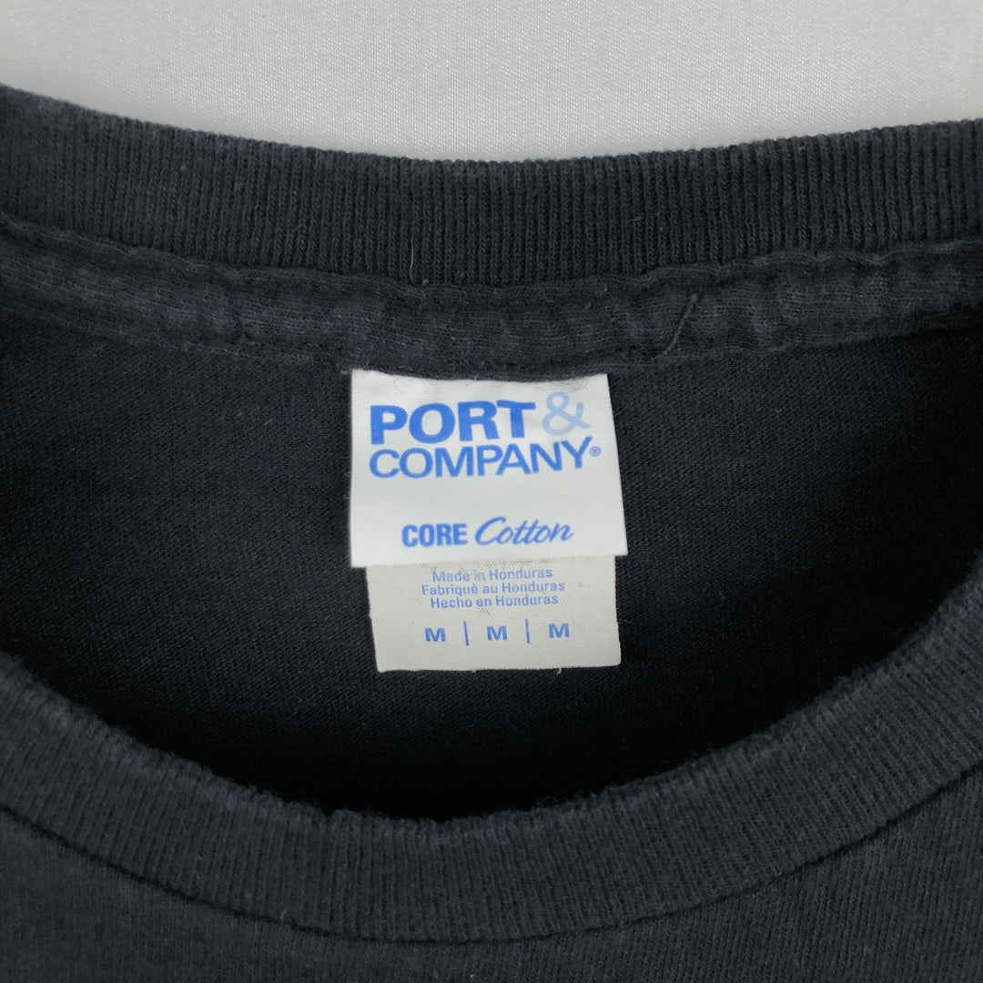 Port and Company x Radiohead Band T-shirt (Men's Size M) cotton black type Vintage Second Hand