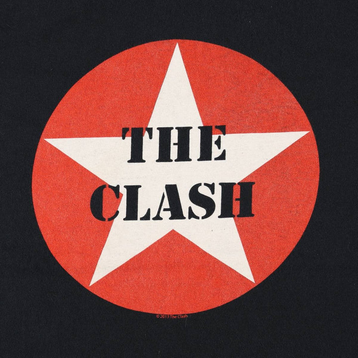 Gildan THE CLASH Band T-Shirt, Men's Size L cotton black type Vintage Second Hand