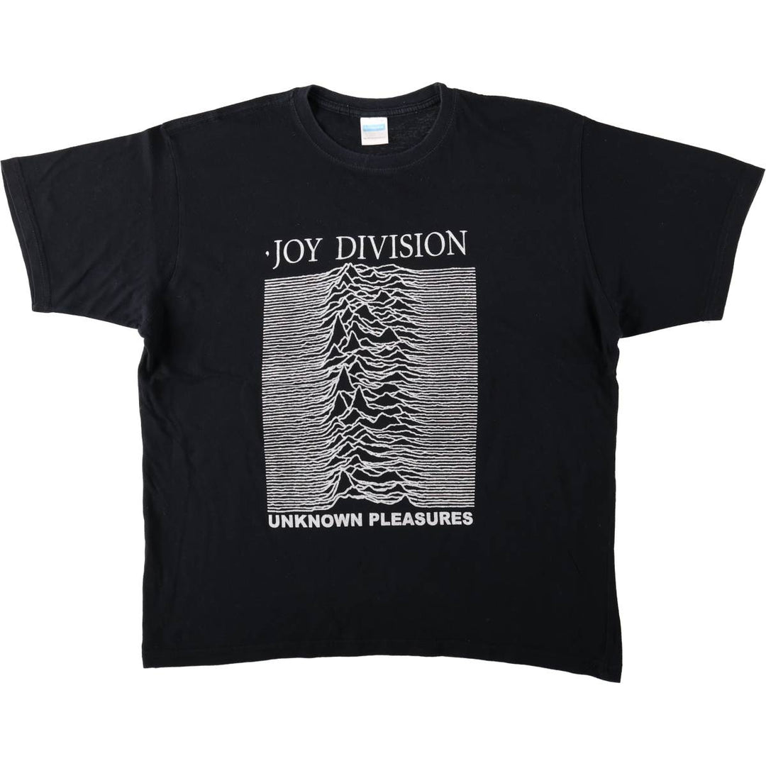 FAMONA JOY DIVISION Band T-shirt (Men's XL equivalent) cotton black type Vintage Second Hand