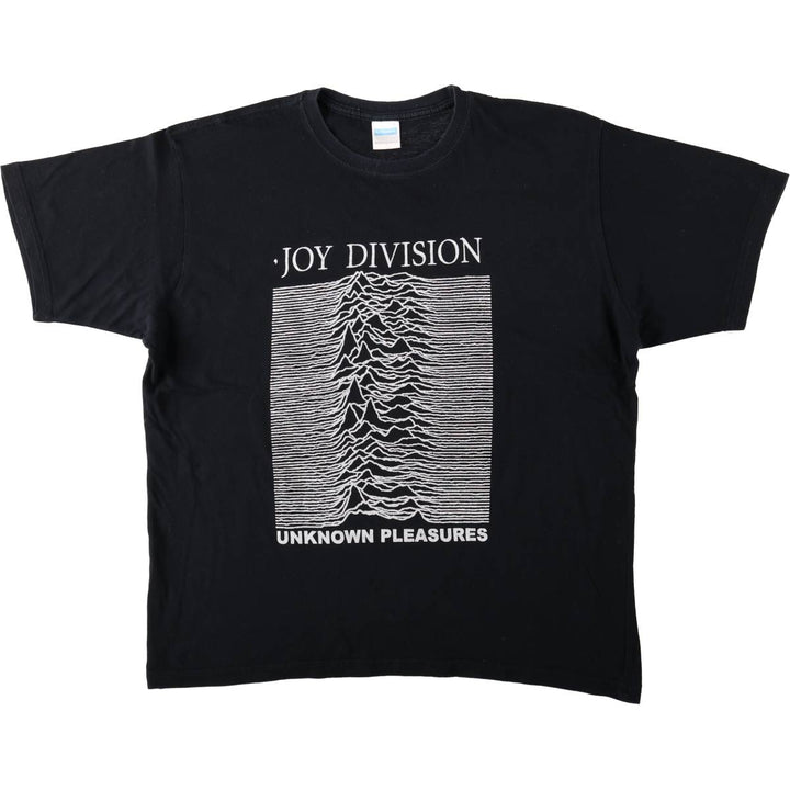FAMONA JOY DIVISION Band T-shirt (Men's XL equivalent) cotton black type Vintage Second Hand