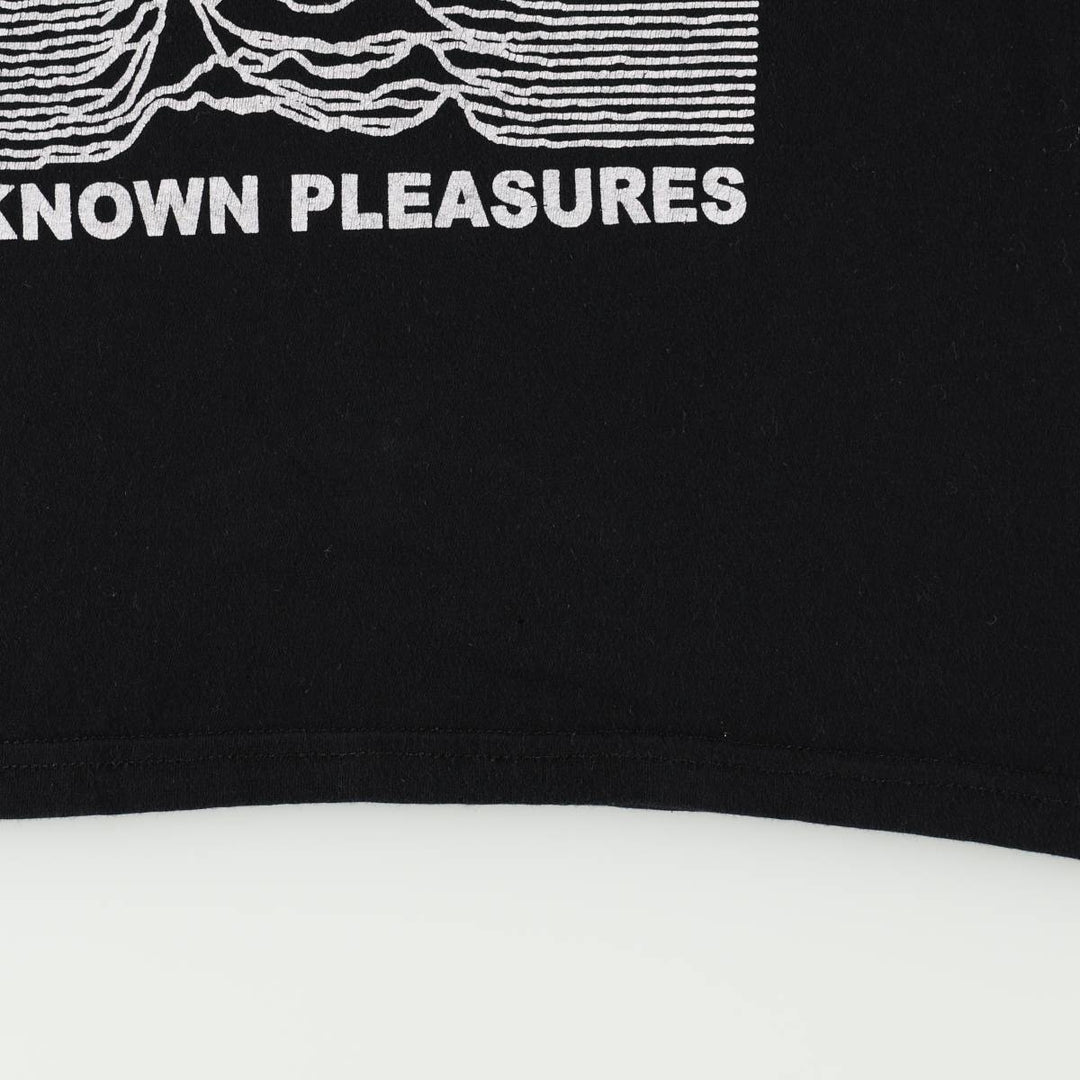 FAMONA JOY DIVISION Band T-shirt (Men's XL equivalent) cotton black type Vintage Second Hand
