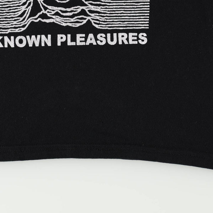 FAMONA JOY DIVISION Band T-shirt (Men's XL equivalent) cotton black type Vintage Second Hand