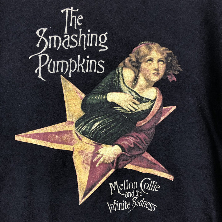 THE SMASHING PUMPKINS Smashing Pumpkins Band T-shirt Band T Men's L size cotton black type Vintage Second Hand