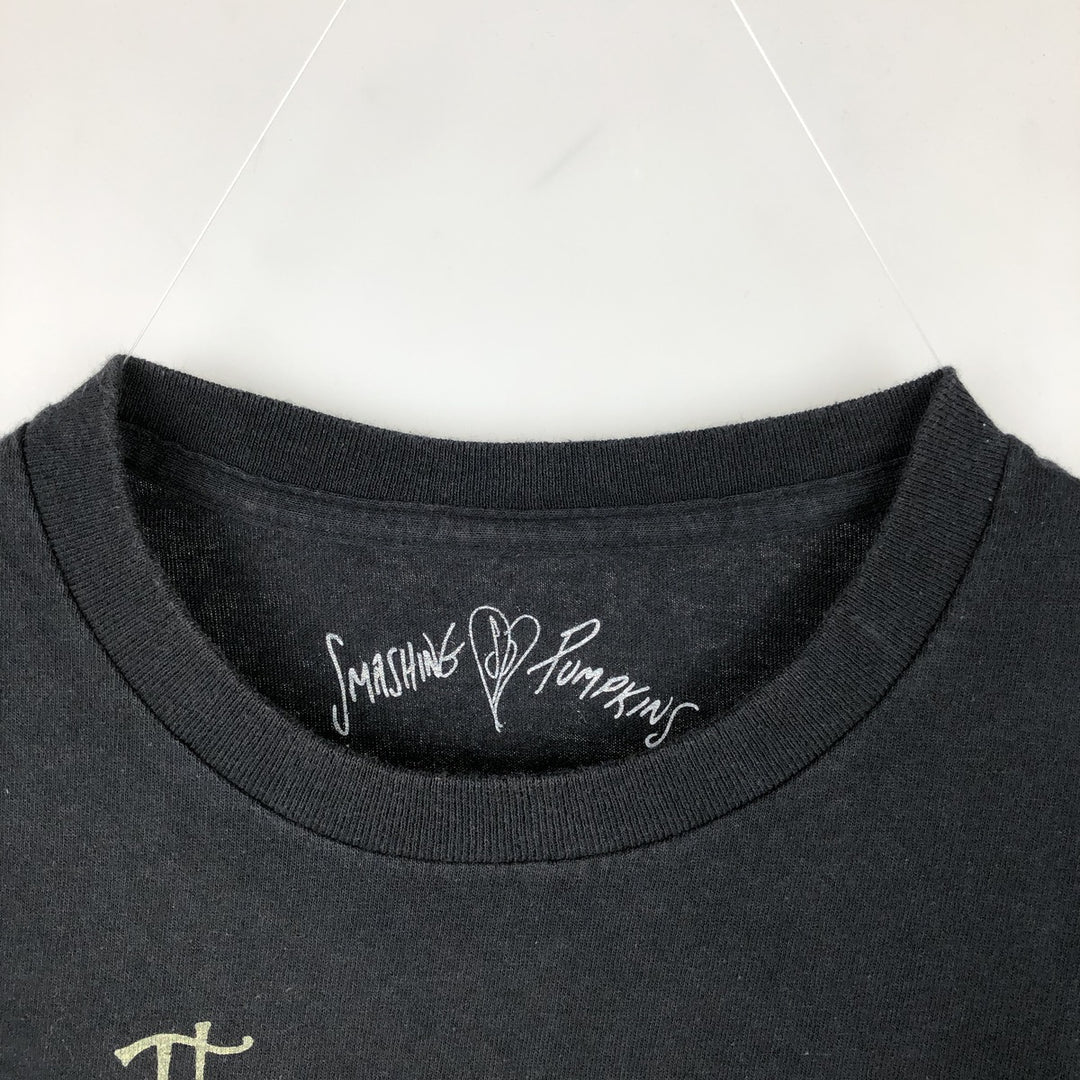 THE SMASHING PUMPKINS Smashing Pumpkins Band T-shirt Band T Men's L size cotton black type Vintage Second Hand