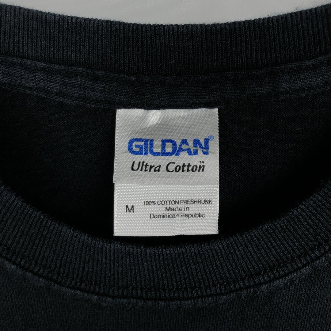 Gildan GILDAN QUEEN Band T-shirt, Men's M size cotton black type Vintage Second Hand